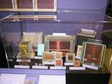 Many of the exhibits deal with particular technologies such as this exhibit area for Core Memory